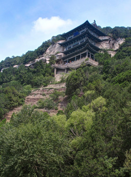 天龙山漫山阁