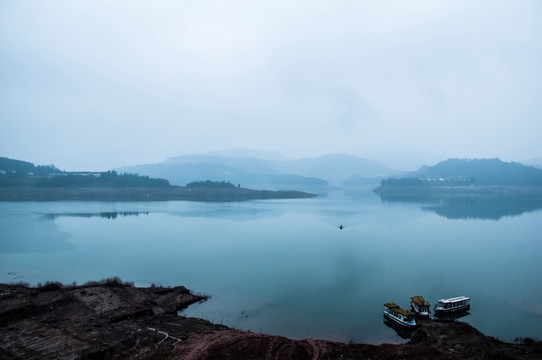 眉山洪雅 雅女湖关帝渡