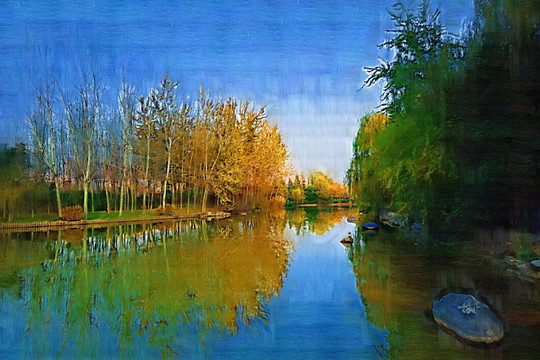 裝飾畫 風景