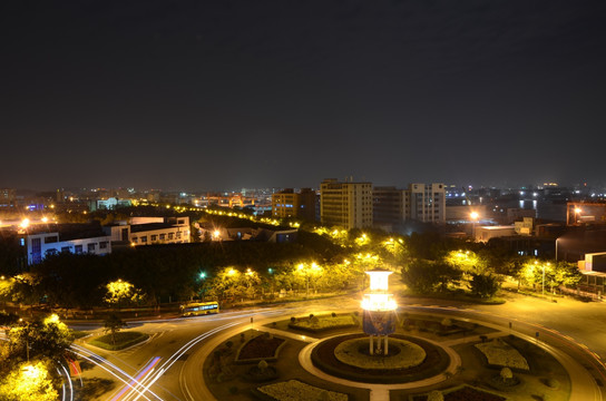 广州黄埔区夜景