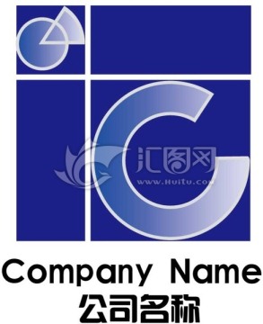 C字母蓝色方格logo