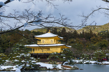 日本金阁寺旅游风光