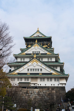 日本大阪城公园 天守阁