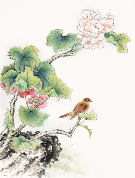 原創(chuàng) 國畫 西域來客