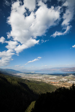 苍山看洱海