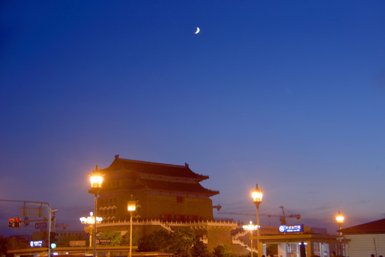 正阳门箭楼夜景