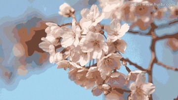 枝頭花開 裝飾畫 合層