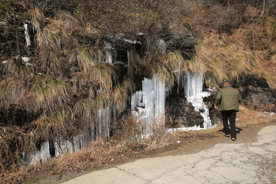 湖北九宫山现雾凇冰挂童话世界