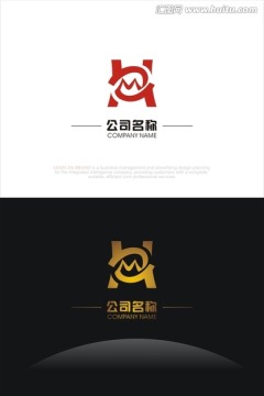字母H和M組合金融標志