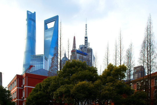 城市建设 陆家嘴 上海中心大厦
