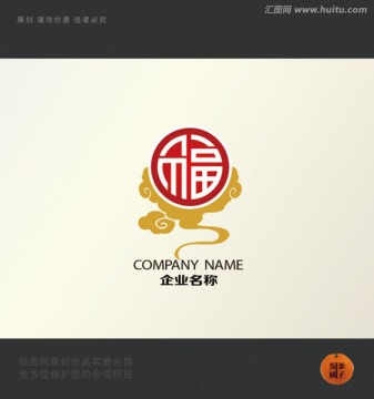 福 福字 会馆 LOGO