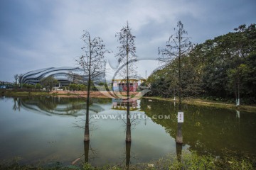 中国广州大学城 体育馆