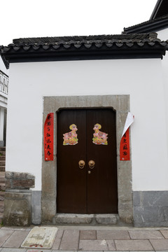 江南古典建筑大门
