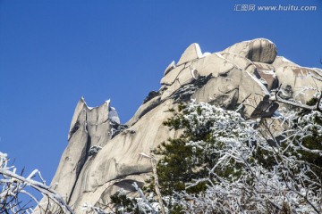 天柱山雪景