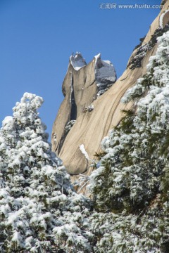 天柱山雪景