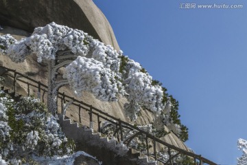 天柱山雪景