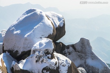 天柱山雪景