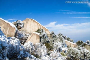 天柱山雪景