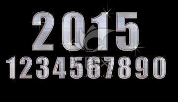 2015金屬字體設(shè)計