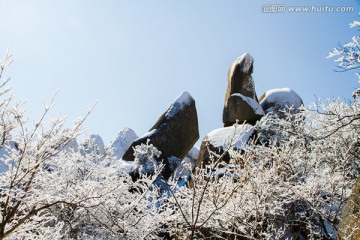 天柱山雪景