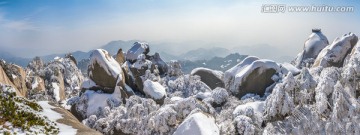 天柱山雪景