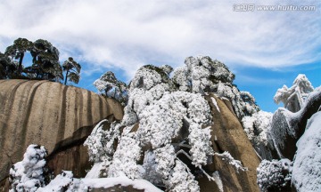 天柱山雪景