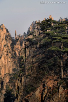 黃山石峰景 山