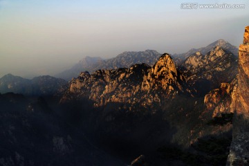 黄山山景