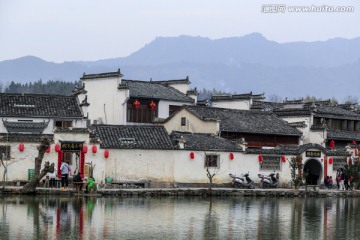 宏村南湖水景