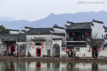 宏村南湖水景