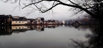 宏村南湖水景