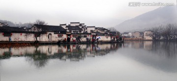 宏村南湖水景