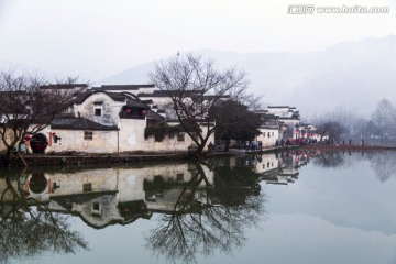 宏村南湖水景