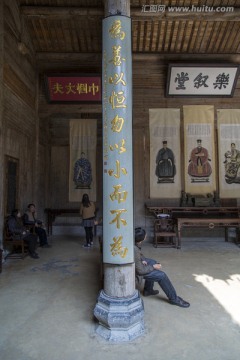 宏村南湖水鸭