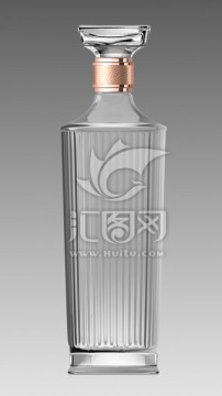 酒瓶效果圖
