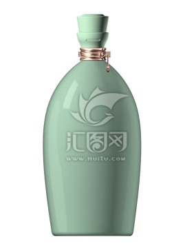 酒瓶效果圖