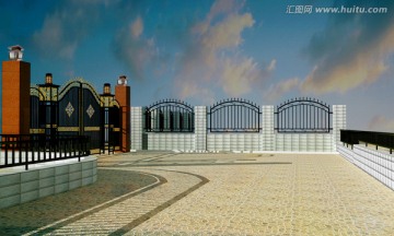 鐵藝大門（未分層）
