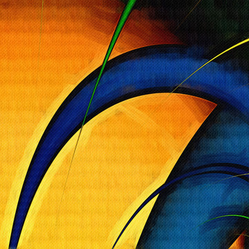 抽象畫 油畫 TIF無分層