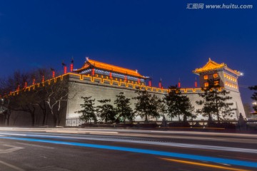 西安南门城楼夜景