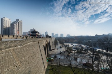 西安街景 北门