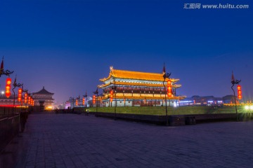 西安南门城楼夜景