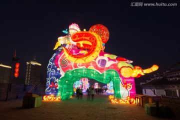 西安城墙新春灯展