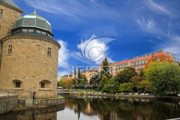 瑞典卡尔斯塔德市风光风景