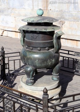 北京故宫青铜香炉