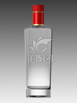 酒瓶效果圖
