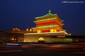 西安钟楼夜景