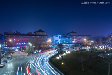 西安街景夜景