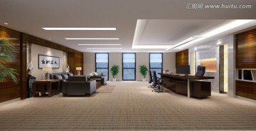 經(jīng)理室效果圖