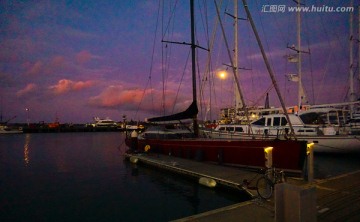 美丽港湾 海港夜景