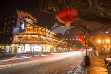 都江堰古城夜景